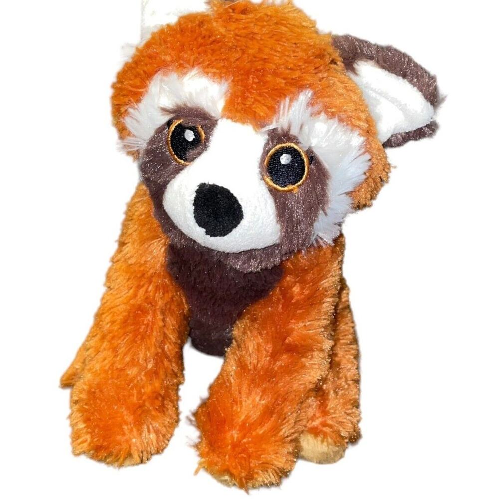Wildlife Artists Eco Pals Red Panda Plush Stuffed Animal 8" Nursery Decor Brown